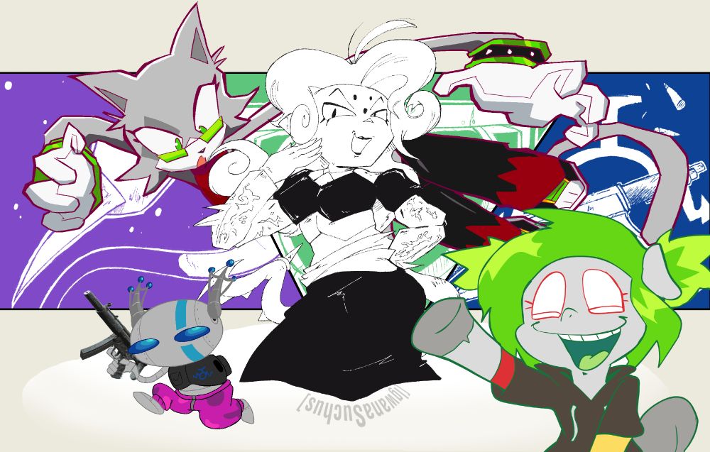 OHMYFUCKIGNGODILOVEYOURARTILOVEITI'VEBEENMEANINGTODOTHISFORWEEKSANDWEEEEEEEEEEEEEEEEEEEEEEEEEEEKSHOLYSHITNOWORDSCANTELLMEHOWMUCHIADORETHESEGUYSIASPIRETOBEGOODATCHARACTERDESIGNASYOUOHMYGOOOOOOOOOOOOOOOOOOOOOOOOOOOOOOOOOOOOOOOOOOOOOOOOOOOOOOOOD

really had fun drawing this even when my allergies are actively destroying my sinuses, oh and drawing graffel reminds me i really gotta get back into dragon ball