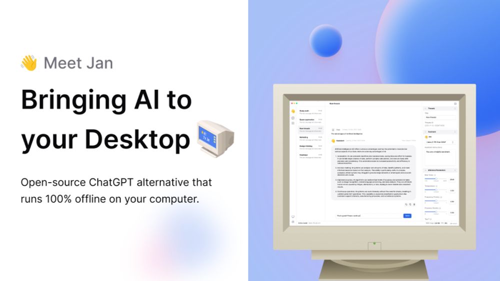 Open-source ChatGPT Alternative | Jan