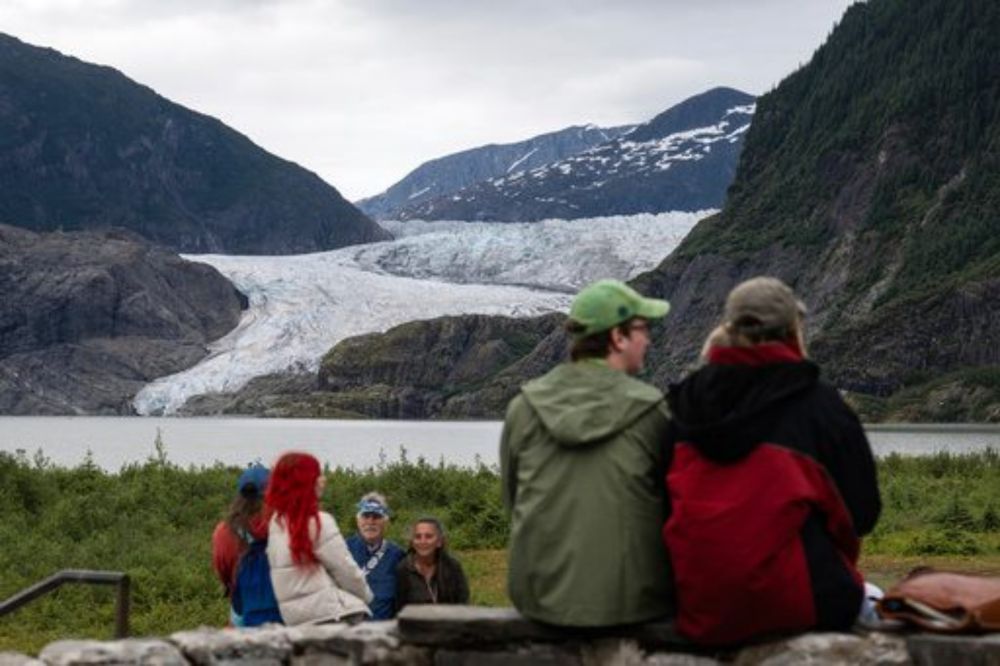 Officials say new sandbag-style barriers installed along a river in Juneau, Alaska’s capital, have held back record levels of flooding and prevented widespread damage after an ice dam at the nearby Me...