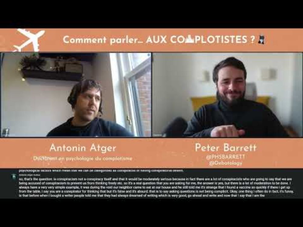 Comment parler aux complotistes, avec @debatology