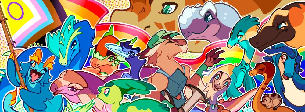 Neo-Meso Post’s pride month art