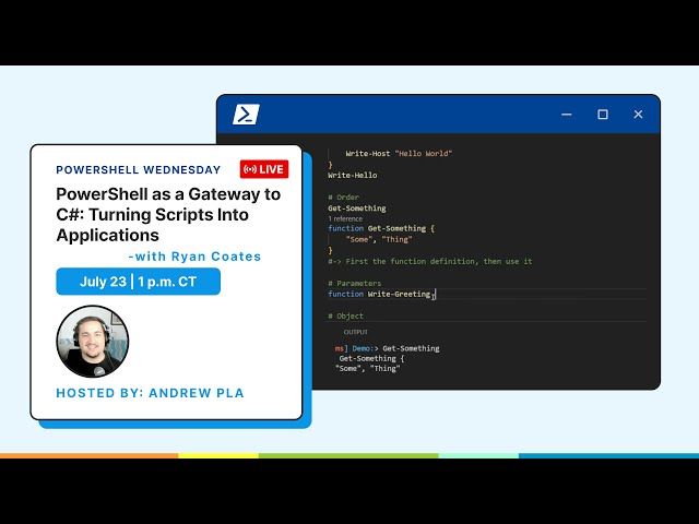 PowerShell as a Gateway to C#: Turning Scripts Into Applications