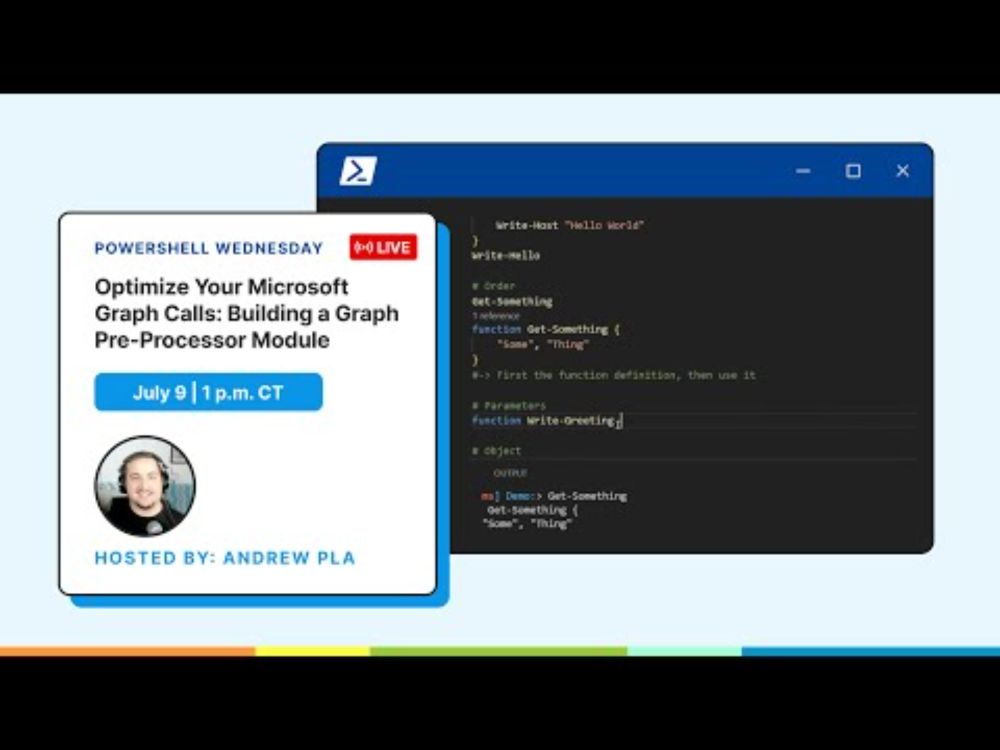 Optimize Your Microsoft Graph Calls: Building a Graph Pre-Processor Module with Christian Ritter
