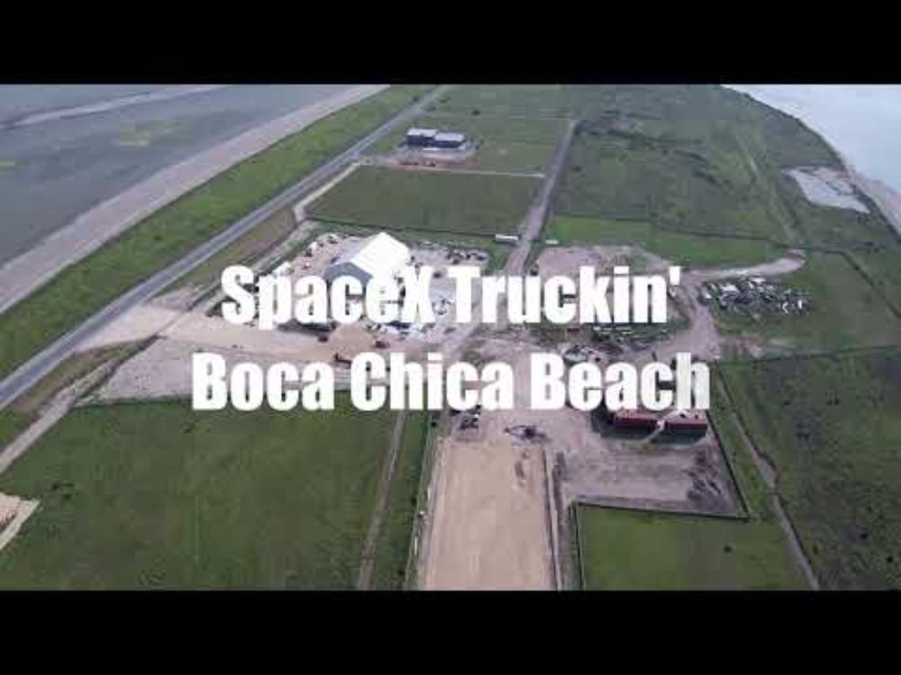 South Padre Island - SpaceX Truckin' At Starbase