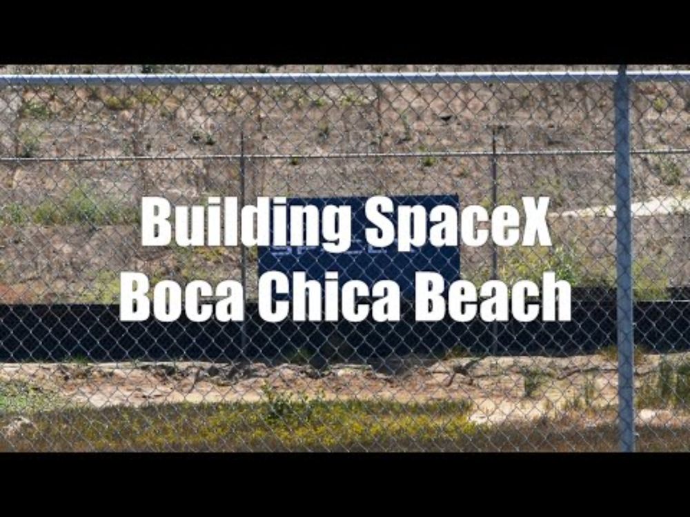 South Padre Island - Starhopper On The Launch Pad At SpaceX Starbase