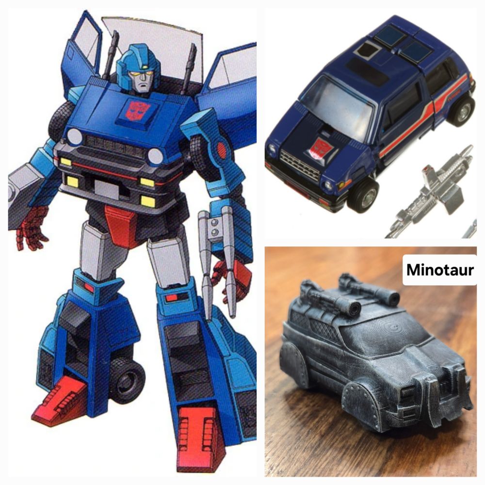 G1 Skids and Car Wars Minotaur