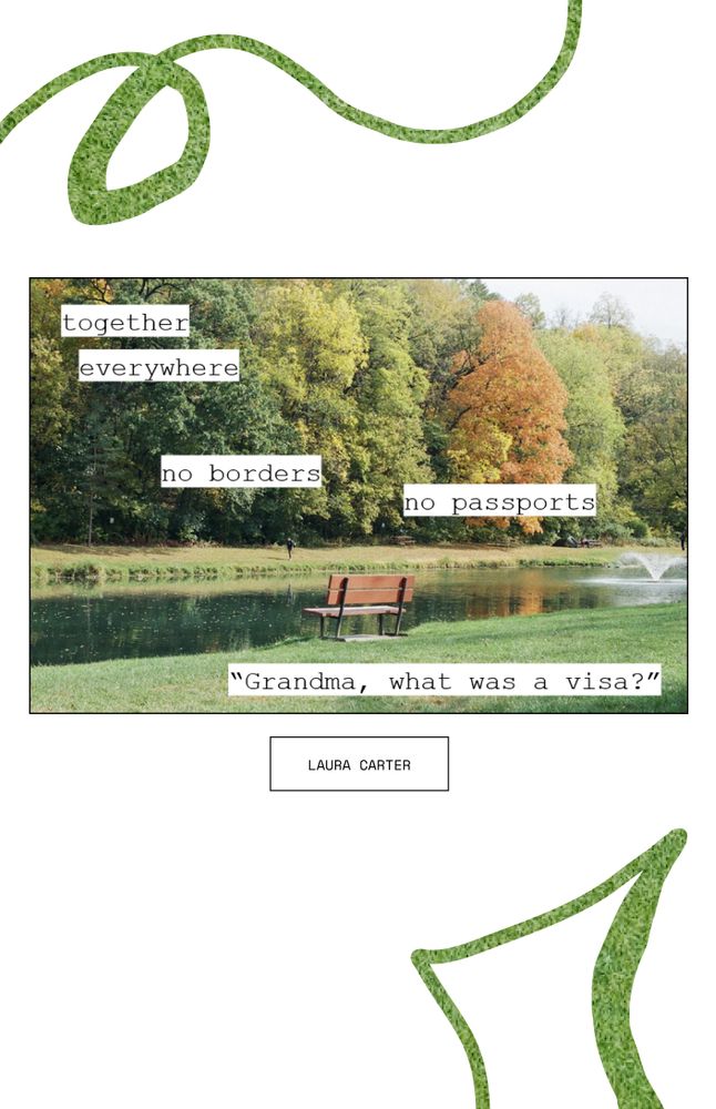 Last April, we held the first Possible Futures workshop, and we were awed by what you submitted. Thank you for imagining with us! Check out the full zine on our zine site, at the link in our bio.