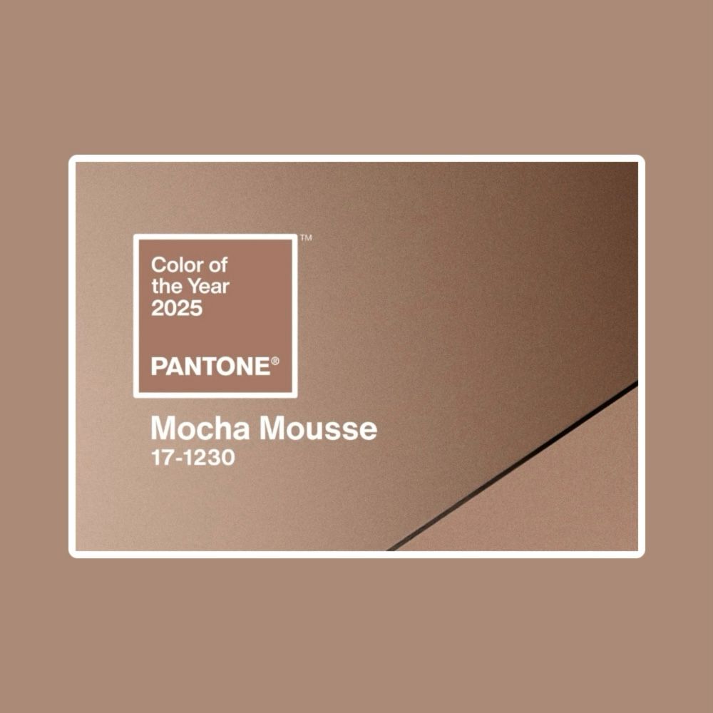 Yucky brown colour, as chosen by Pantone.