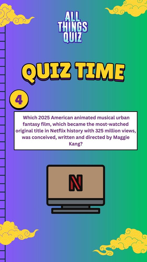 Which 2025 American animated musical urban fantasy film, which became the most-watched original title in Netflix history with 325 million views, was conceived, written and directed by Maggie Kang?