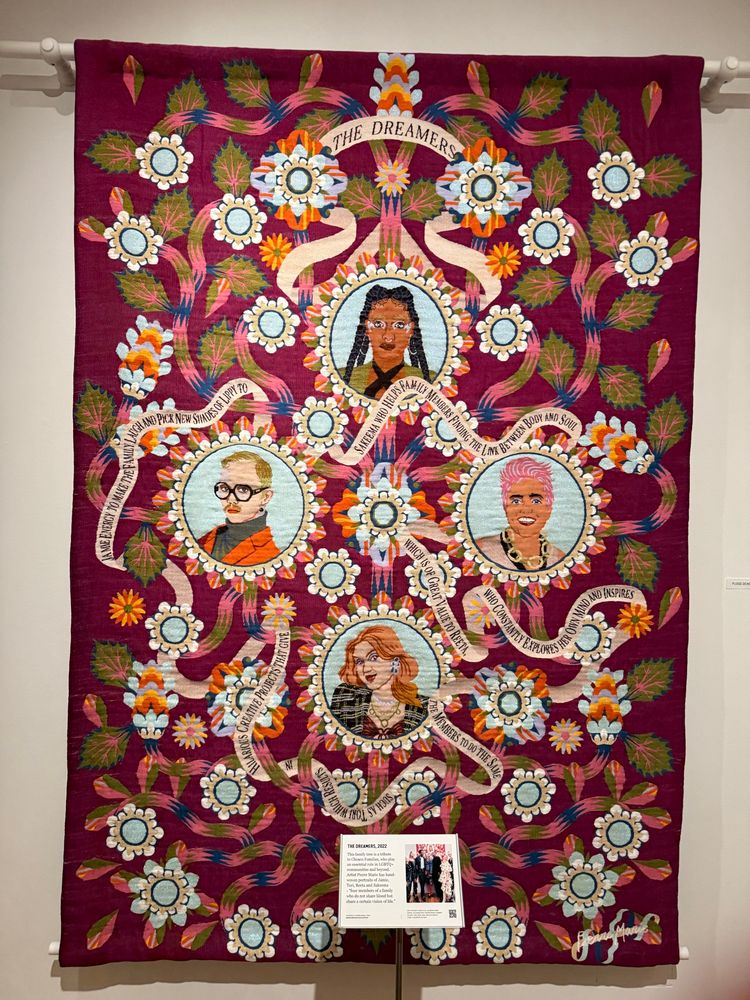 Tapestry celebrating queerness with