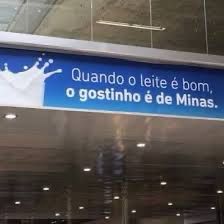 Quando o leite é bom, o gostinho é de Minas