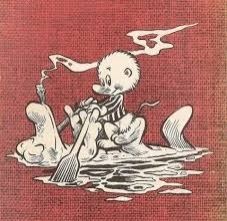 Pogo rowing Albert. By Walt Kelly. Probably early 1960s.