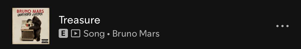 Treasure by Bruno Mars