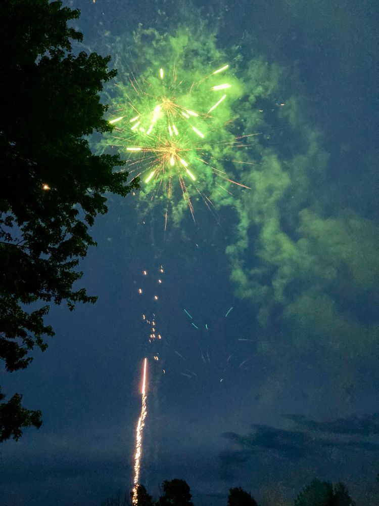 Green Fireworks