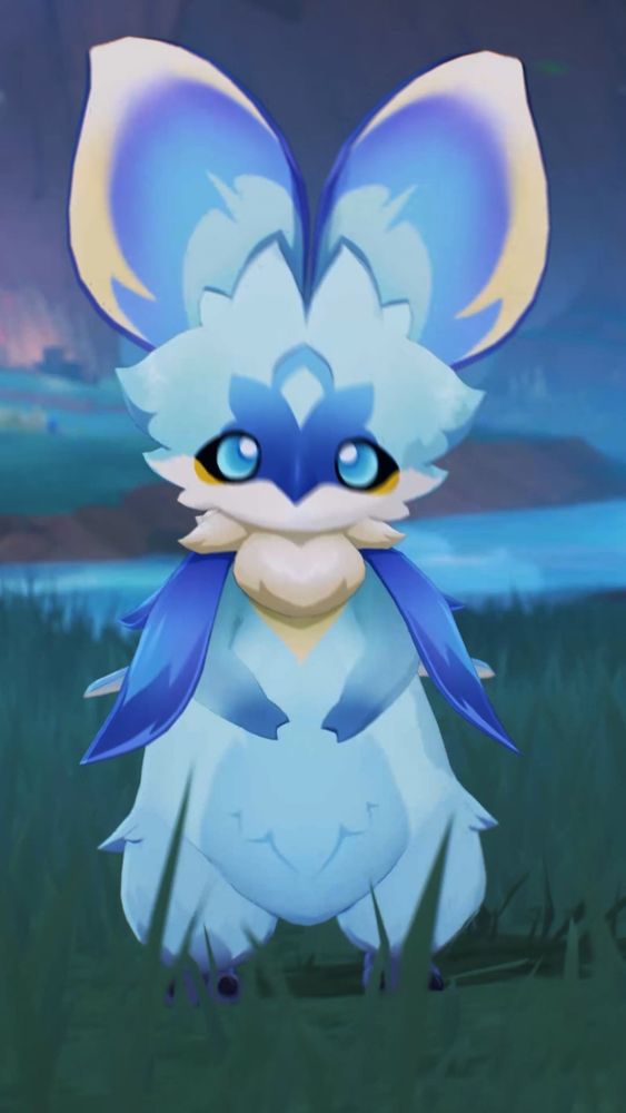 Baby iktomisaur from Genshin Impact.