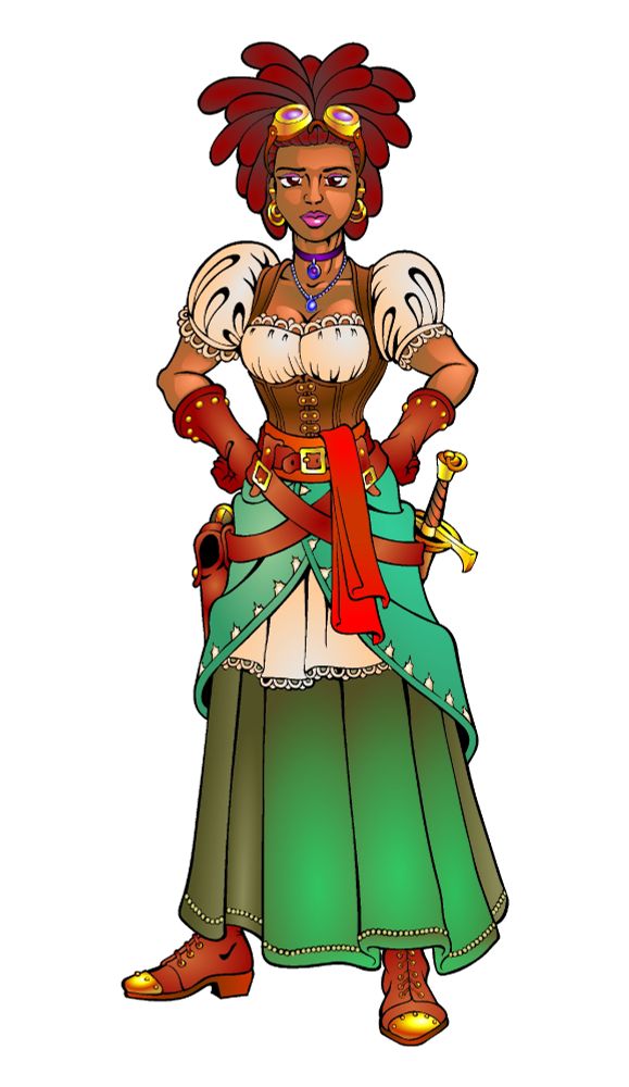 Cool Steampunk Airship Captain