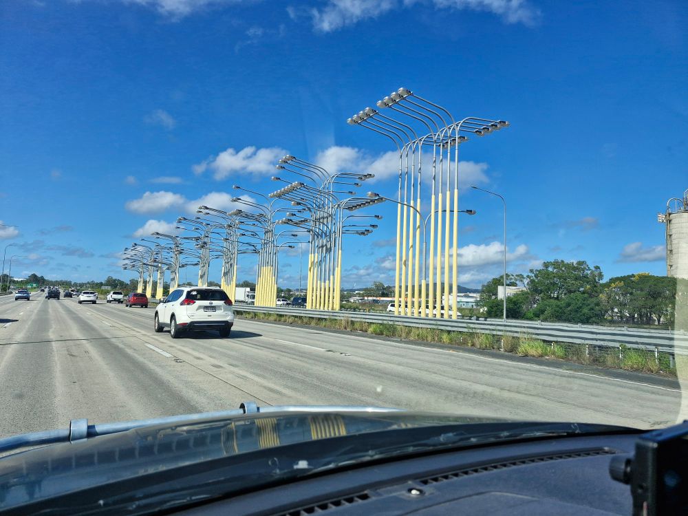 Yatala light post structure... still there.