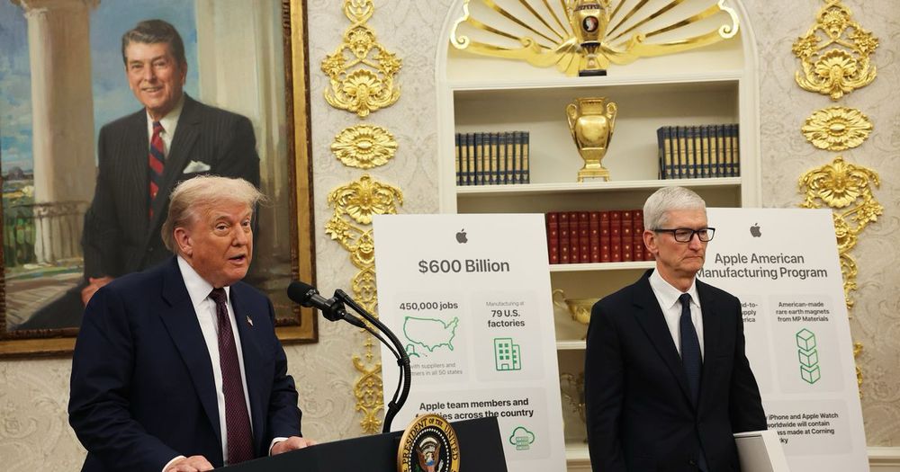 Today, Apple announced its largest ever investment in the United States, but the moment was overshadowed by another bizarre senior moment from the president