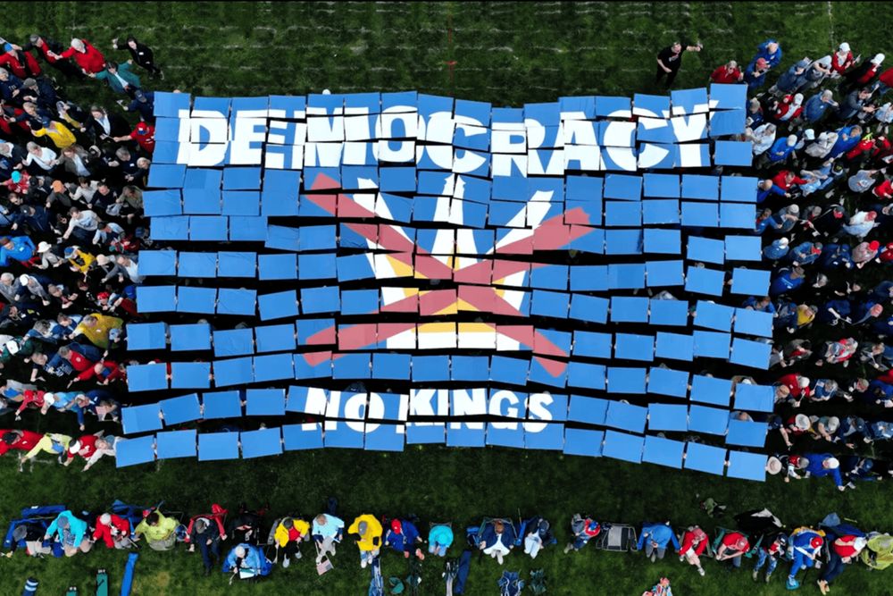 In Lambertville, New Jersey, No Kings Day Rally blends protest and creativity