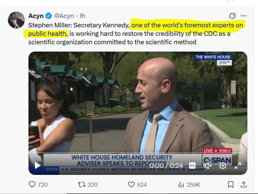 Stephen Miller calling RFK 