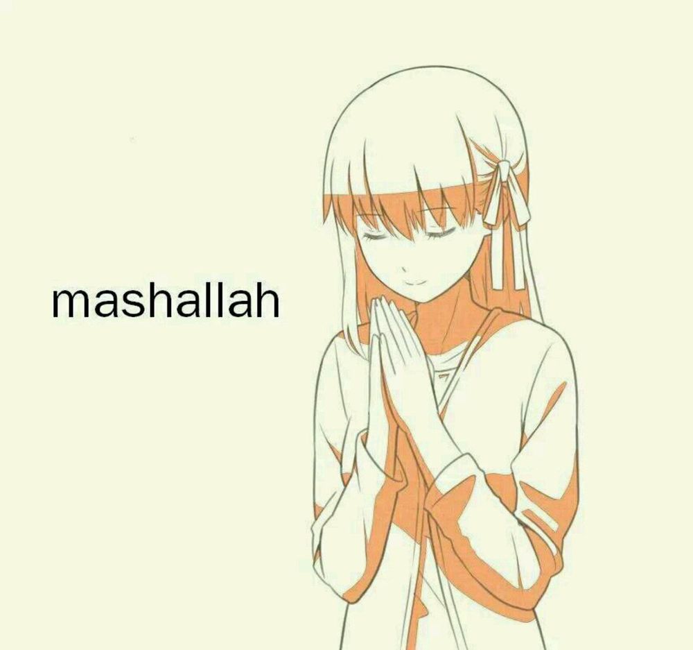 Image avec marqué "Mashallah" dessus