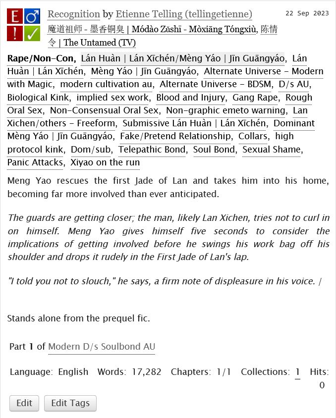 AO3 tags and summary, screen reader friendly at link,