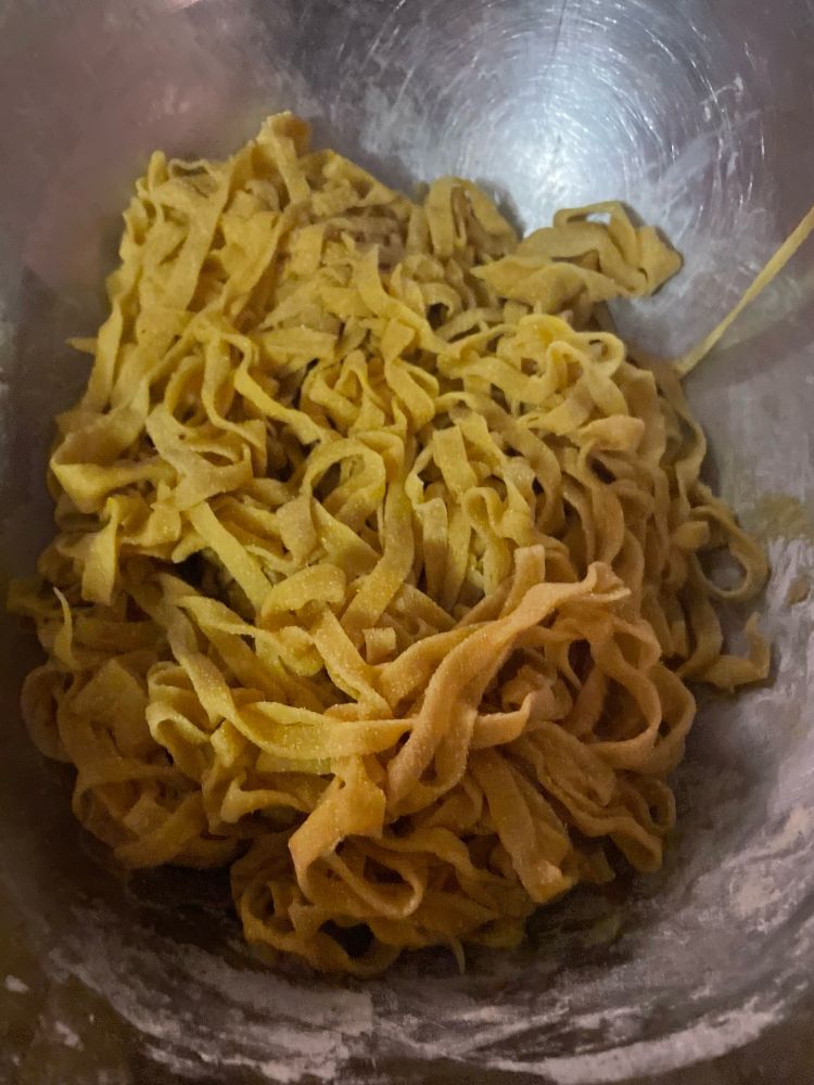 Keto pasta (tagliatelle)
