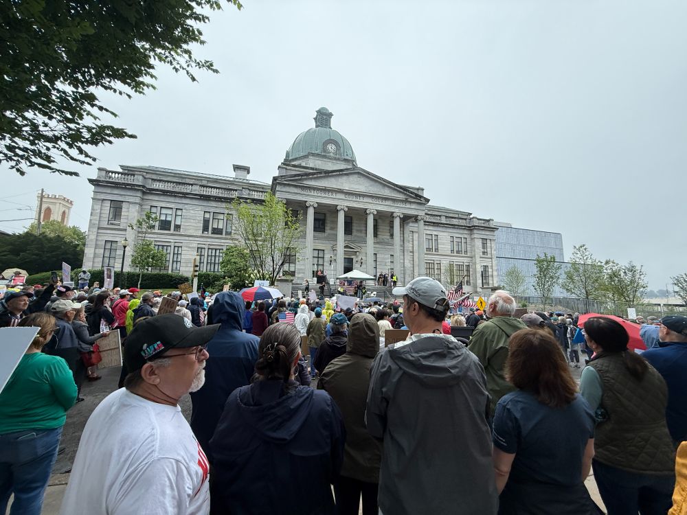 Scenes from Norristown, PA's "No Kings" Rally