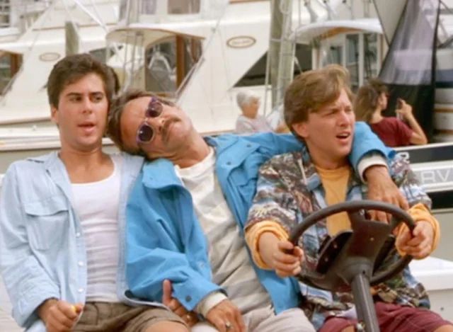 Scene from Weekend at Bernie’s circa 1989
