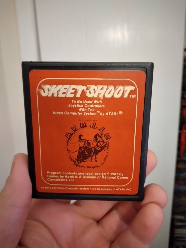 A Skeet Shoot cartridge for the Arari 2600.
