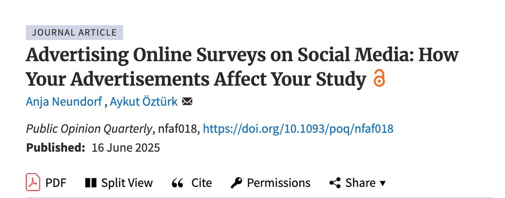 Advertising Online Surveys on Social Media: How Your Advertisements Affect Your Study