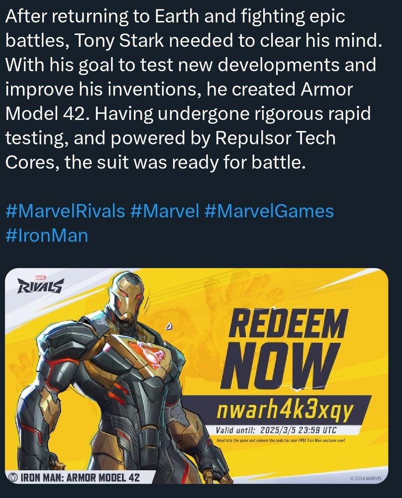 Iron Man stands infront of yellow background