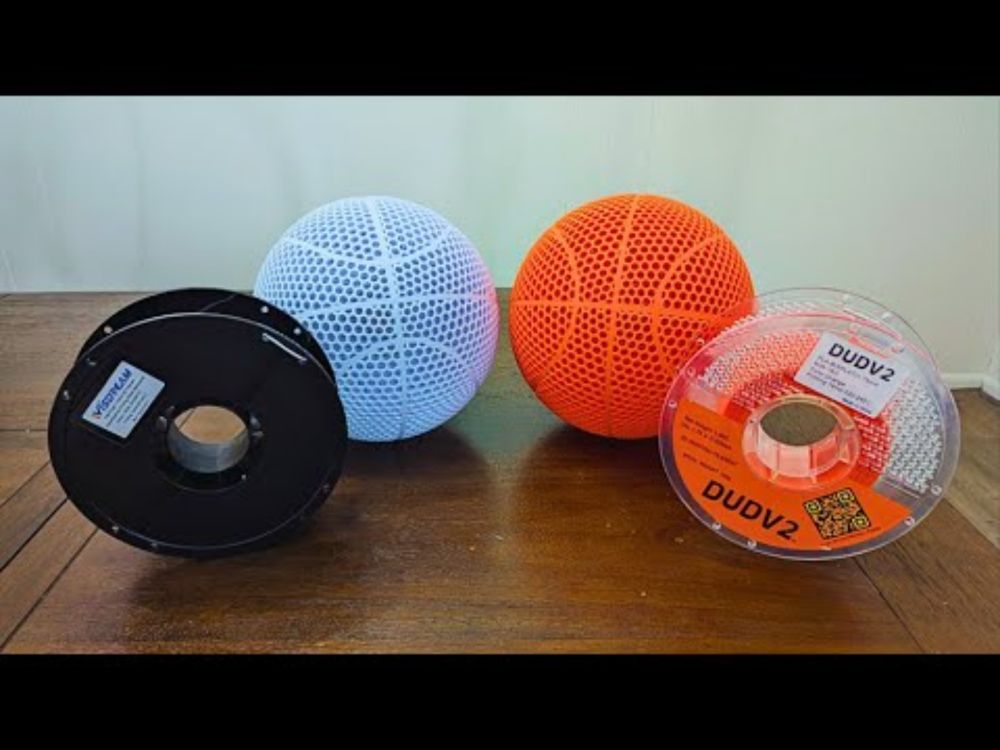 These Filaments Were Developed Specifically for 3D-Printed Airless Basketballs!