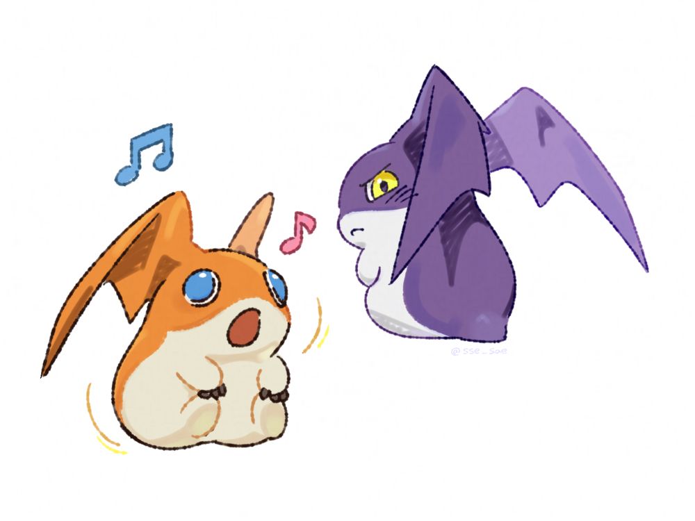 Patamon & Tsukaimon