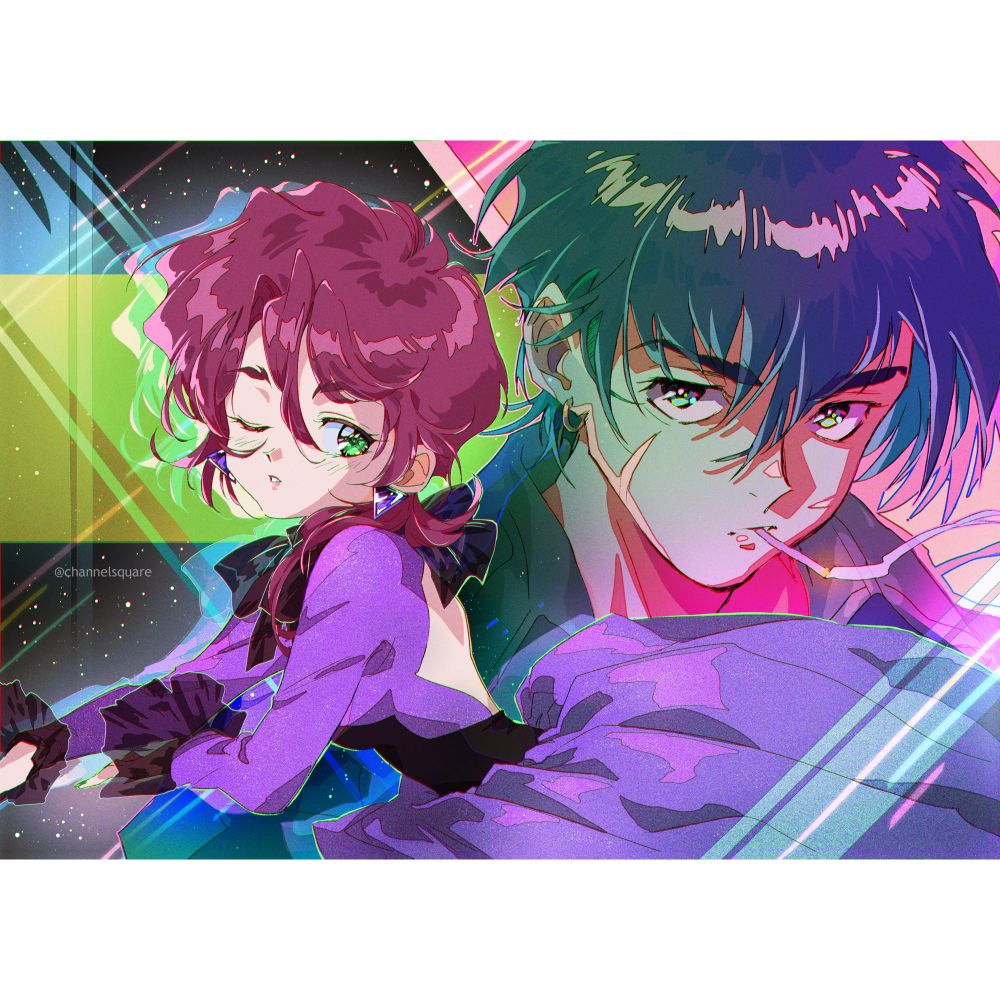 #originalcharacters #spaceopera #90sanime #90sanimeaesthetic #90sanimestyle #90sanimeaesthetics #retroanime #retroanimeaesthetic #retroanime90s #classicanime #gundam #vaperwave #jpopidol #citypopjapan