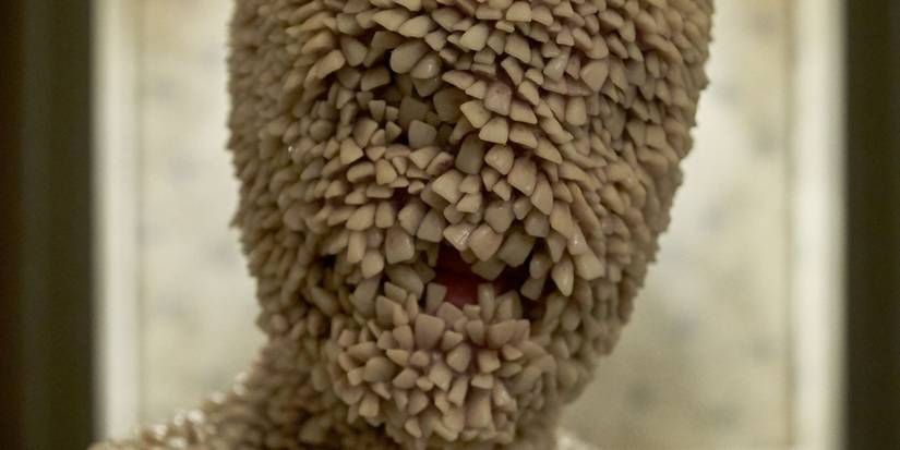 The weirsmd tooth monster from the show Channel Zero. It's humanoid shape covered in teeth