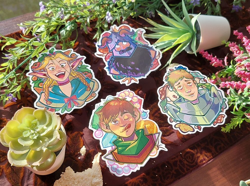 dungeon meshi stickers