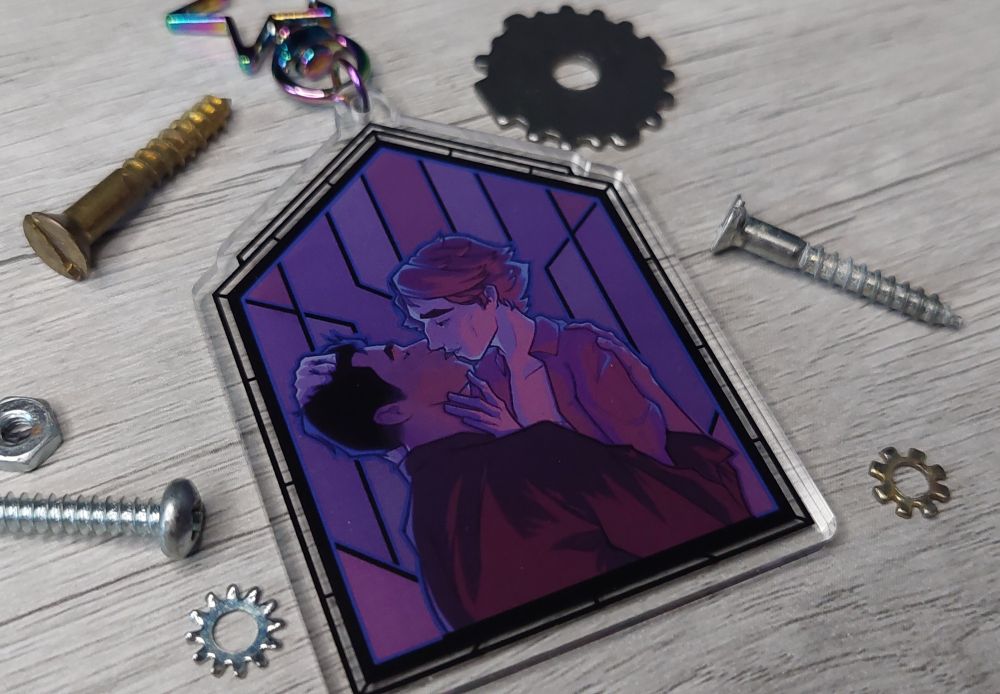 jayvik stained glass charm