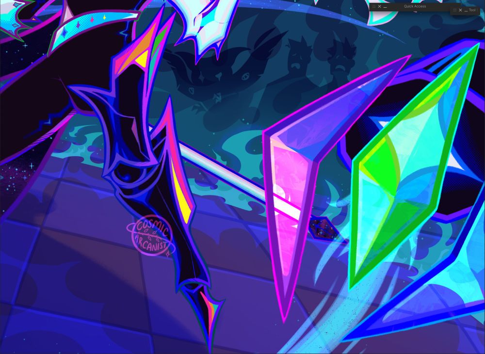 close up of Viktor's leg from the splash. You can also see Blitzy and lost souls in the background