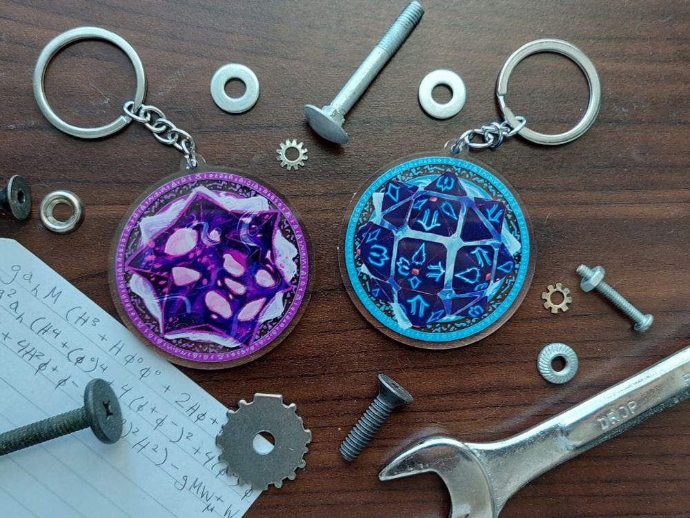 double sided hexcore charms