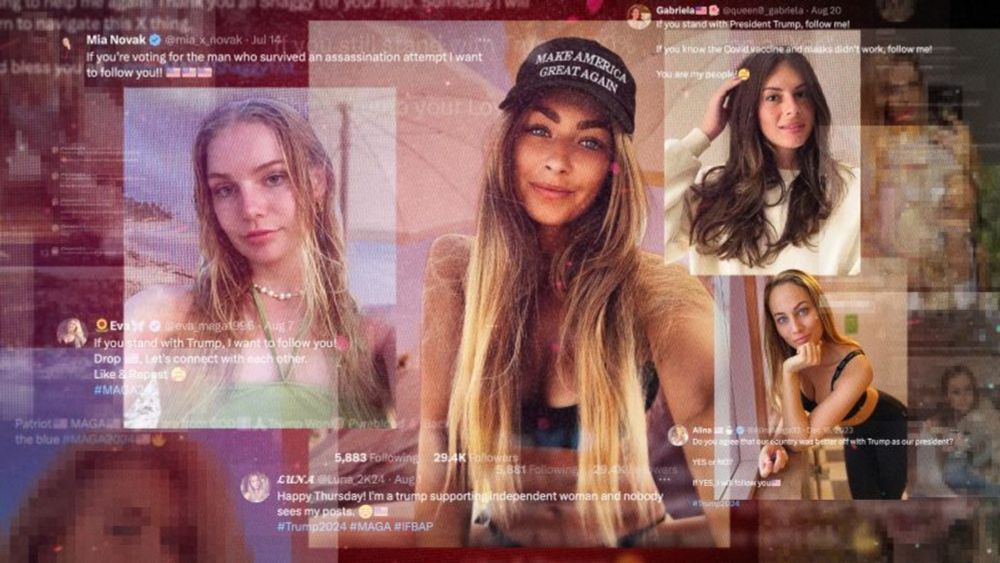 Stolen photos of European influencers used to push Trump propaganda on X | CNN