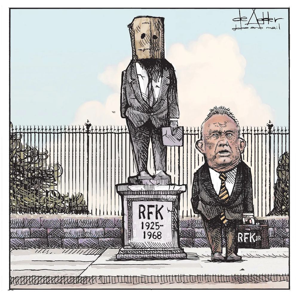 Political cartoon by de Adder