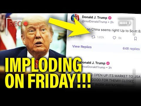 Trump CRUMBLES in AM with PANIC POSTS after CAVING
