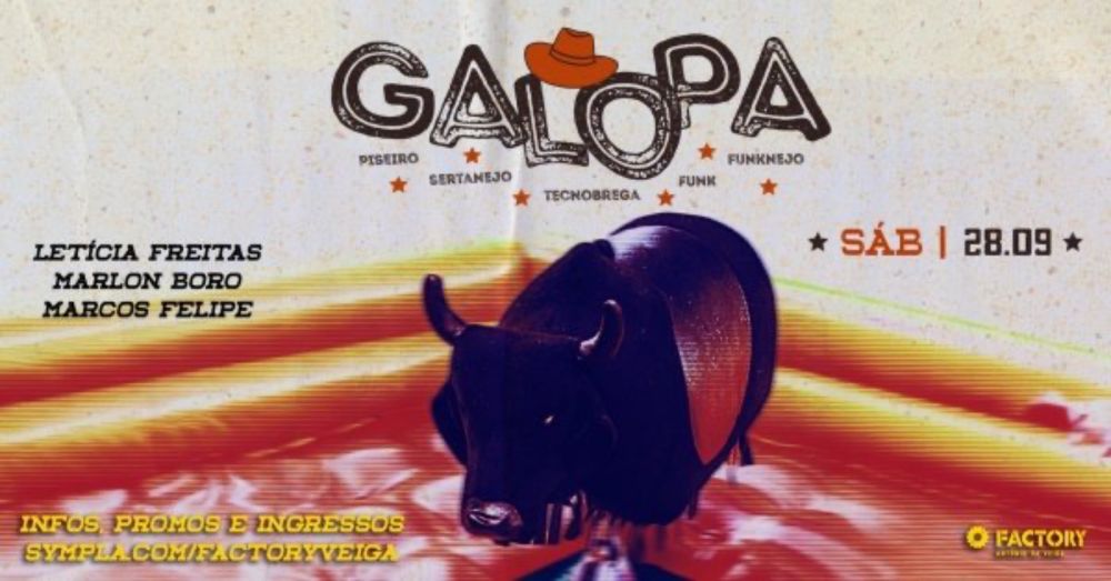 SÁB | 28/09: GALOPA