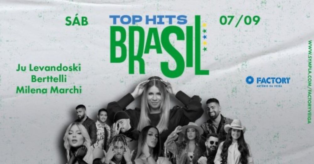 SÁB | 07/09: TOP HITS BRASIL