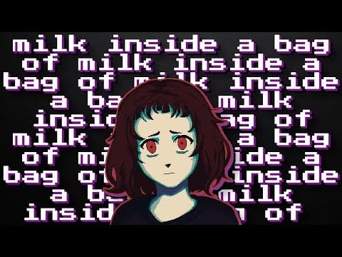 milk inside a bag of milk