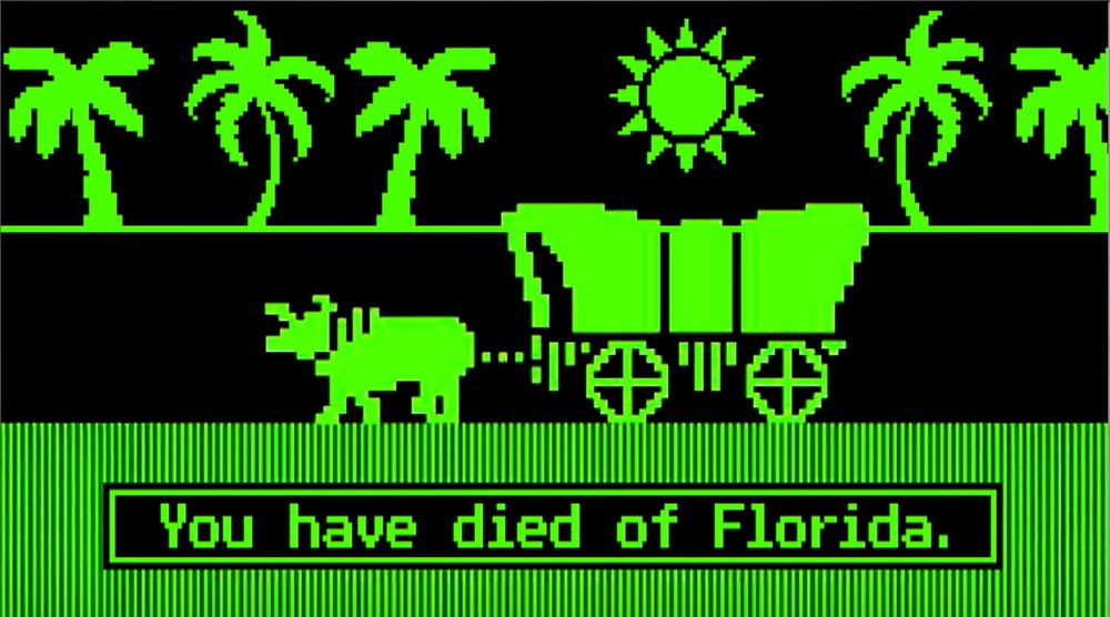 Oregon trail graphic saying, 