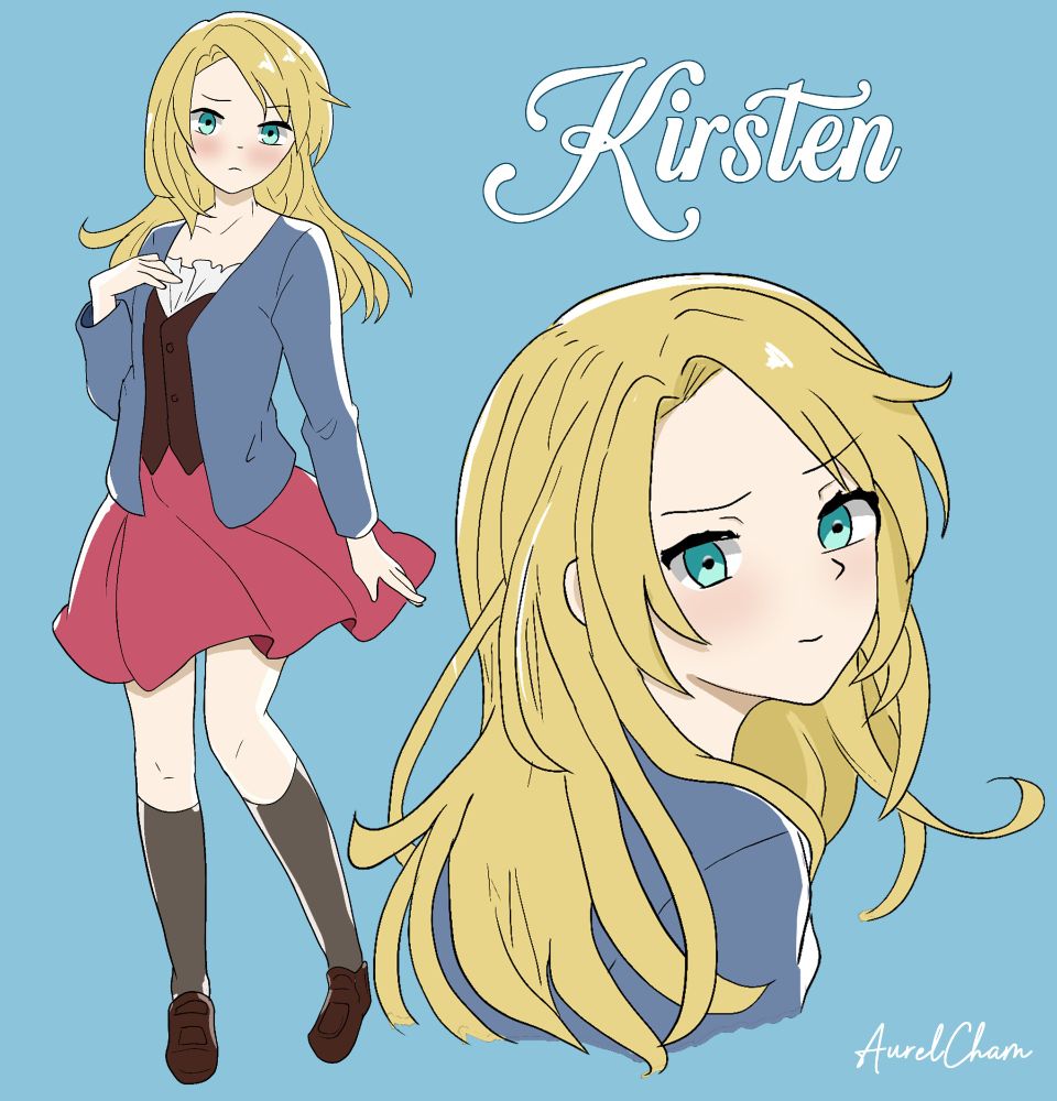 Character sheet of my OC Kirsten