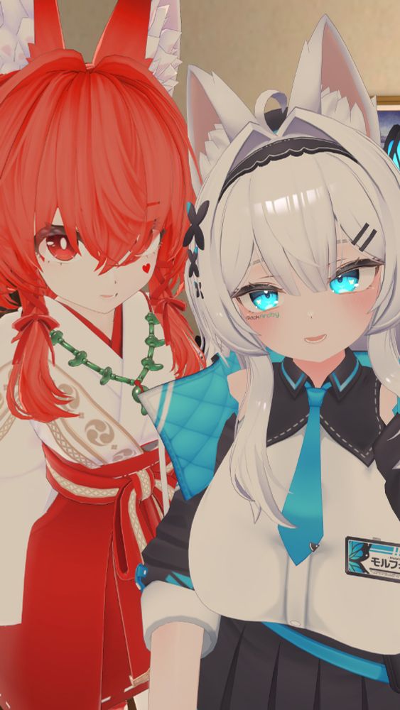 a Portrait of NackArchy and Kiyomi