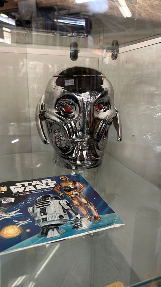 Photograph of Ultron’s head, which is actually a cookie jar